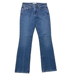 Levis 515 Bootcut Jeans Womens 8 L Medium Wash Blue Stretch Denim Pants